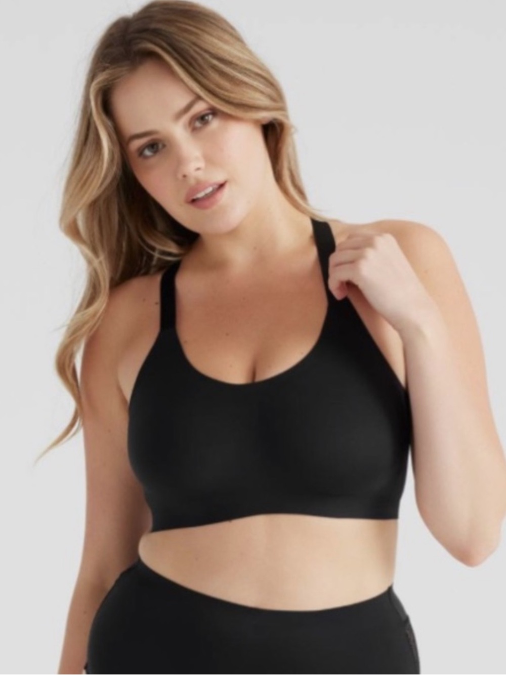 NWOT Knix Lace Racerback Bralette in Black Size XL - Picture 2 of 6